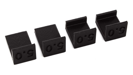 Dištančné podložky na nastavenie čiel 5mm, 4 kusy