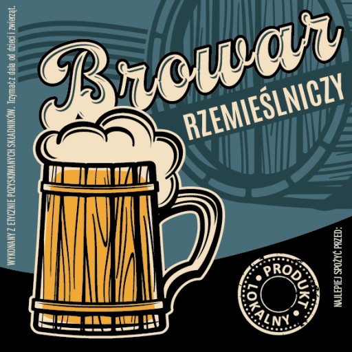 nálepky 10 kusov pre Browar Rzemieślniczy FOLIA