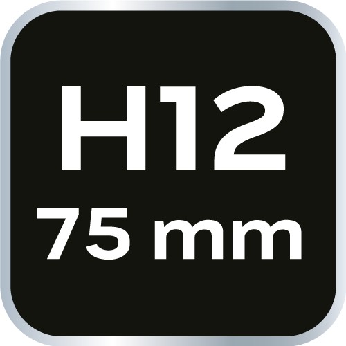 HEX hrot 12 x 75 mm, S2 x 2 ks, NEO 10-988