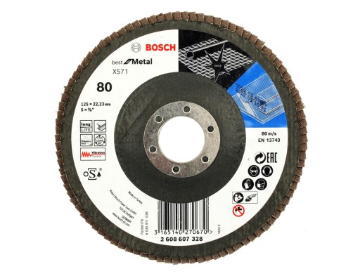 BOSCH KOTOUČ KLAPKA 125mm GR.80 NA KOV