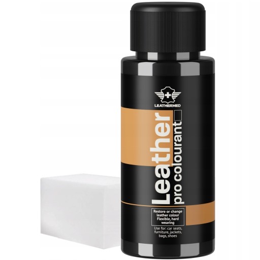 Leathermed Leather farba na kožené volanty a čalúnenie 50ml ČIERNA
