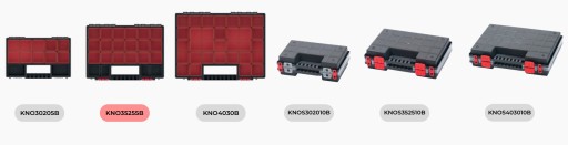 Organizér KNO35255B box na náradie + boxy na odpadky