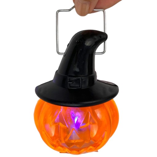 PUMPKIN lampa v LED klobúku Svietiaci HALLOWEEN