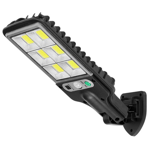VÝKONNÁ LED SOLARNÁ LAMPA, SNÍMAČ POHYBU SÚMRAK