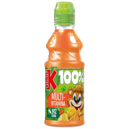 Šťava 100% Kubuś Multivitamín vitamín A 5x300ml