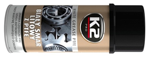 K2 BIELY LÍTIOVÝ TUK S TEFLÓNOVÝM SPREJOM 400ml W121