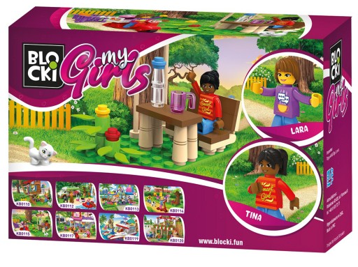 Klocki Blocki MyGirls Letný piknik 73 ks. KB0115