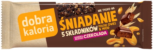 RAŇAJNOVÁ TYČINA TMAVÝ ČOKOLÁDOVÝ MED Dobrá kalória | SNACK 0% cukru