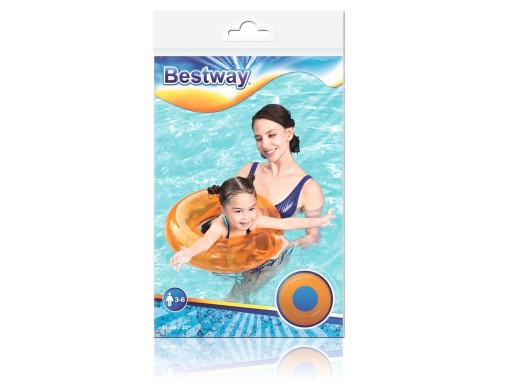 Krúžok na plávanie pre deti Bestway, 1 ks, oranžová