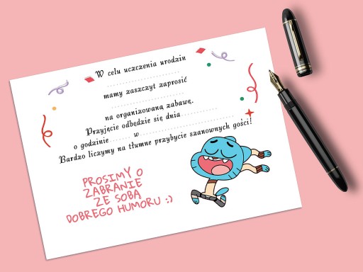 POZVANIE DO NEUVERITEĽNÉHO SVETA GUMBALLU NA NARODENINY DIEŤAŤA + OBÁLKA ZDARMA