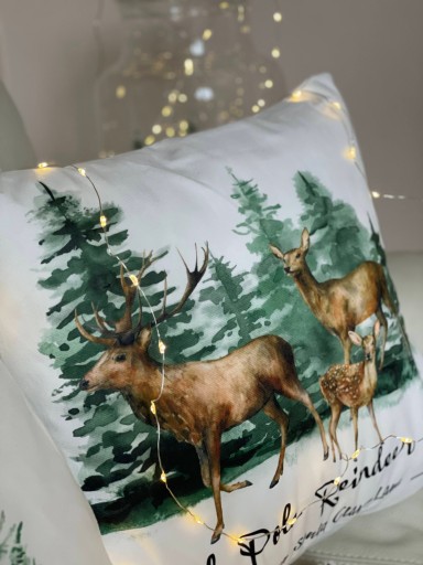 VIANOČNÁ OBLIECKA NA VANKÚŠ SANTA SNEHULIENKA NOS