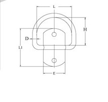 SKLADACÍ PODLAHA LEAR 6 X 38 MM, NEREZ