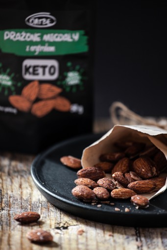OATBE KETO Pražené mandle s erytritolom | Bez pridaného cukru |