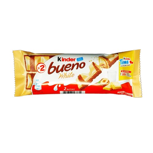 5x FERRERO KINDER BUENO BIELA OPLATKA S NÁPLŇOU 39G