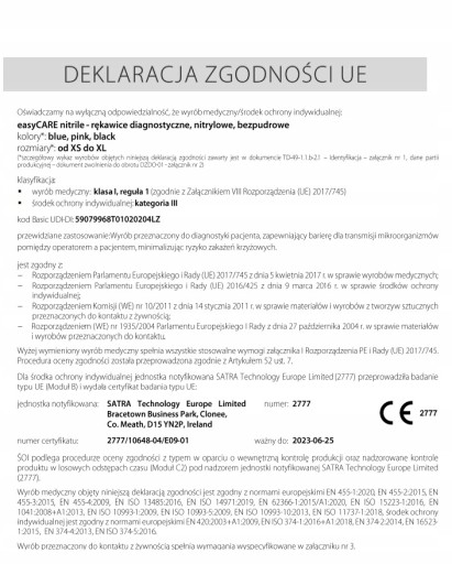 Nitrilové rukavice bez púdru M 100 ks