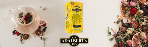 ADALBERT'S LEMON & LIME Cejlónsky čierny čaj 20 vrecúšok