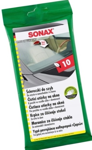 SONAX UBRIKY NA ČISTENIE OKIEN 10 KS