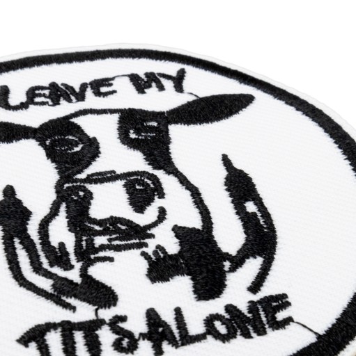 IRON-ON Thermo Patch Rebel Cow Fuck
