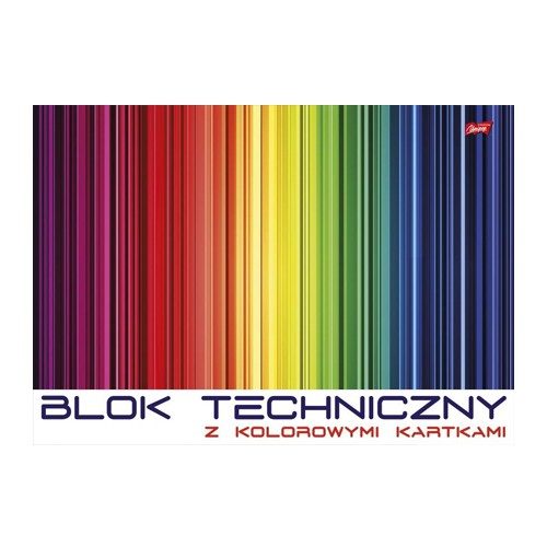 Technický blok s farebnými listami A3 po 10 listov