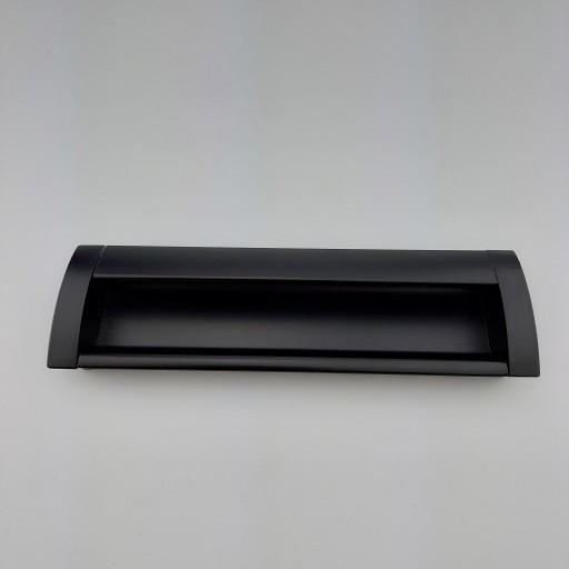 ZAPÍSANÁ NÁBYTKOVÁ ÚCHYTKA NA ZÁSUVKY, NA NÁBYTOK, ŠATNÍK, SKRINÍKY, ČIERNA 128mm