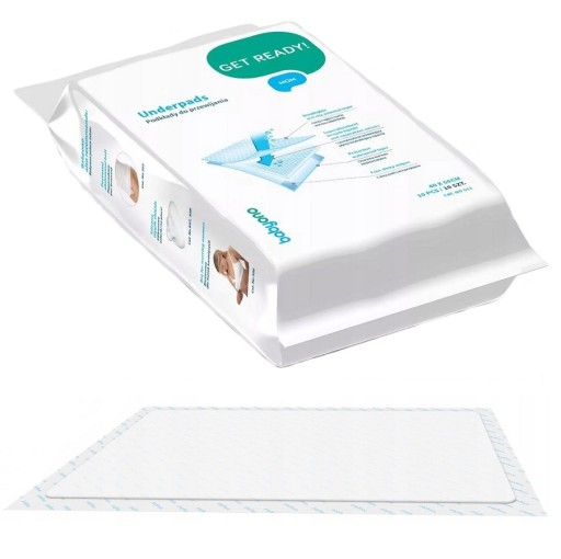 PODLOŽKY ROLOVACIE 60x40 10 ks BABYONO 513