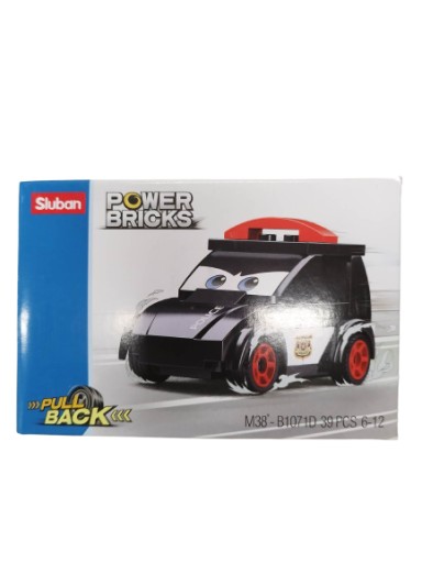 Bloky Sluban AUTO s očkami CARS 8 vzorov POWER BRICKS 6632