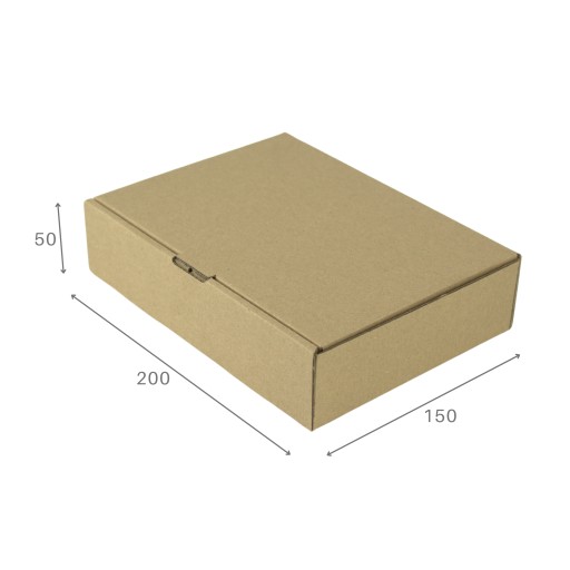 Kartónová krabica 200x150x50 Krabica 20 ks SILNÁ 418g/m² VEĽKOSŤ A vlna E