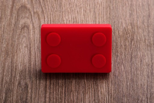 Gombík na detský nábytok GUMA RED BRICK GTV