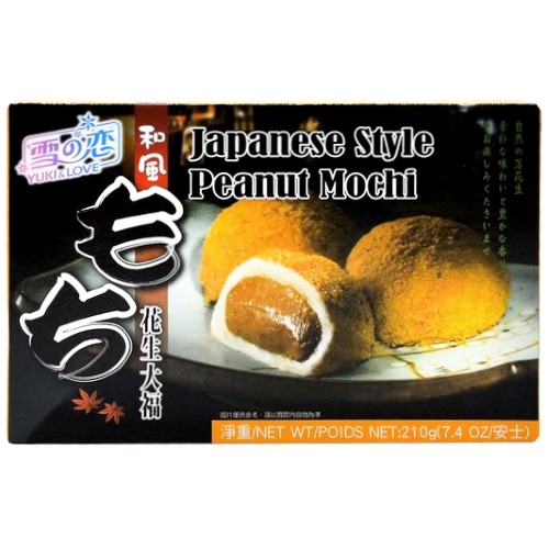 MOCHI RYŽOVÉ KUCHYNICE S ARAŠIDMI 210g