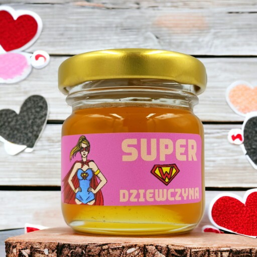 MED mini Med na VALENTÍNA v tégliku 40g s nálepkou Darčekový darček