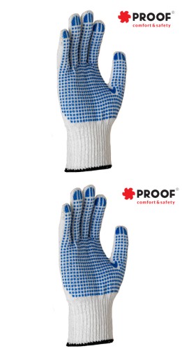 Pracovné rukavice KNIT DOT škvrnité PROOF 9