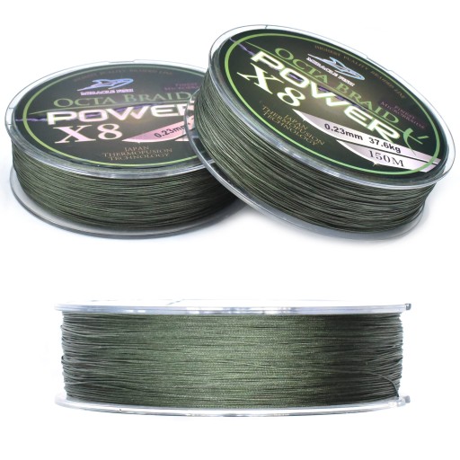 Octa Braid Power X8 Green 0,18mm 150m;