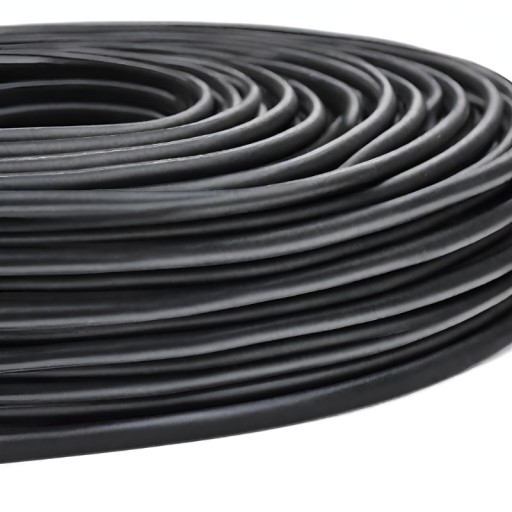 Šnúrka z mäkkej gumy, tesnenie EPDM 5 mm, mikroguma, 1 meter