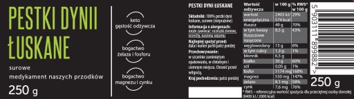 COCO FARM LÚPANÉ TEKOVÉ SEMIENKA RAW 250G