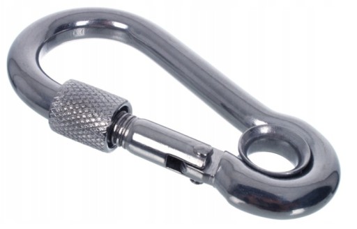 NEREZOVÁ KRABÍNA SO ZABEZPEČENÍM 4x40mm A4