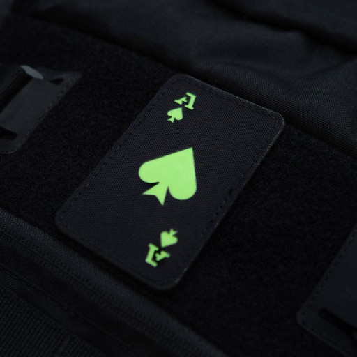 M-TAC ACE OF SPADES FLUOR VELCRO NÁŠIVKA ZNAKU