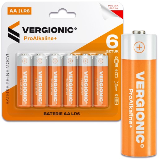 ALKAICKÉ BATÉRIE 6 KS R6 AA VERGIONICKÉ
