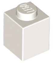LEGO 1X1 WHITE 3005 CENA ZA 2 KUSY