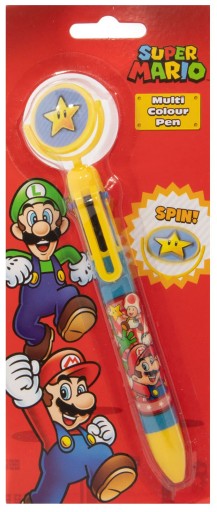 Viacfarebné pero Super Mario do školy