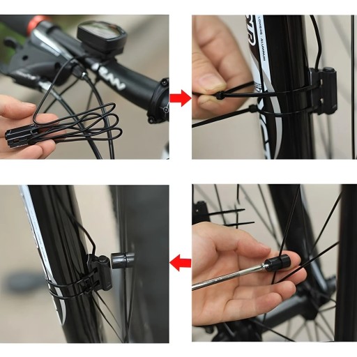 BICYKLOVÝ PULT VODEODOLNÝ DISPLEJ 14 LCD FUNKCIÍ RÝCHLOSŤ NAJETÝCH KM