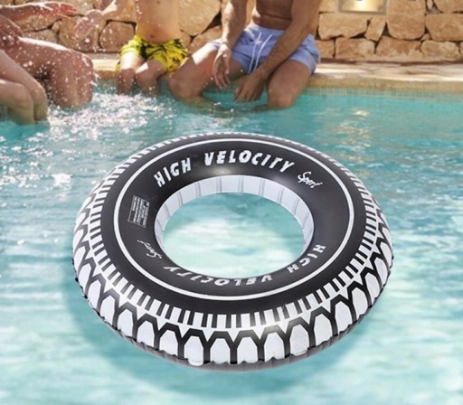 Krúžok na plávanie TIRE XXL 90 cm Plávanie do vody