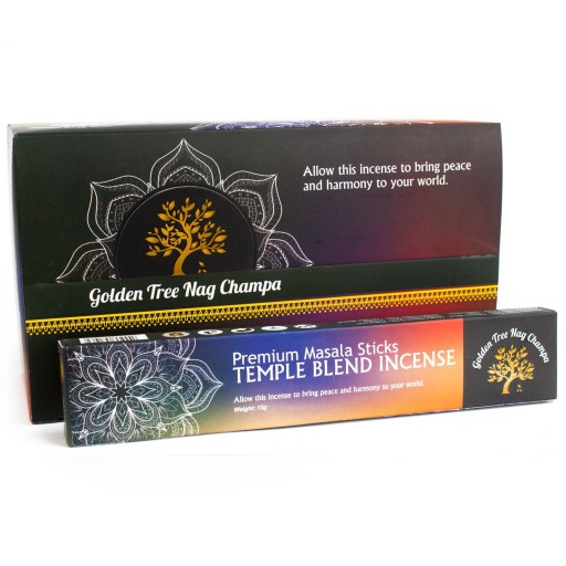 Vonné tyčinky Golden Nag Champa - Temple Blend