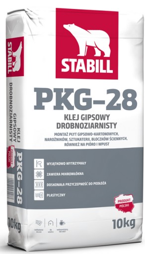 JEMNOZRNÉ OMIETKOVÉ LEPIDLO PKG-28 10KG STABIL