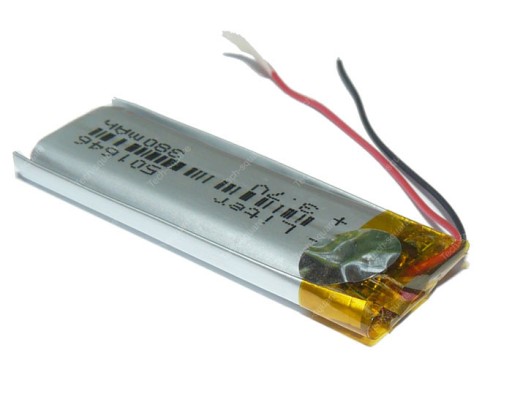 Nabíjateľná batéria Mp4 Mp5 RC 501646 380mAh