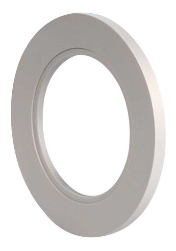 KONEKTO okrúhly sivý LED rám LSR-SZO-X1
