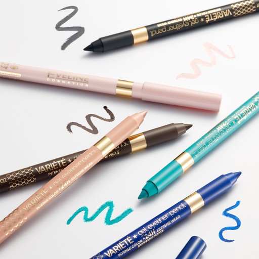 Eveline Cosmetics Variete gélová ceruzka na oči 02