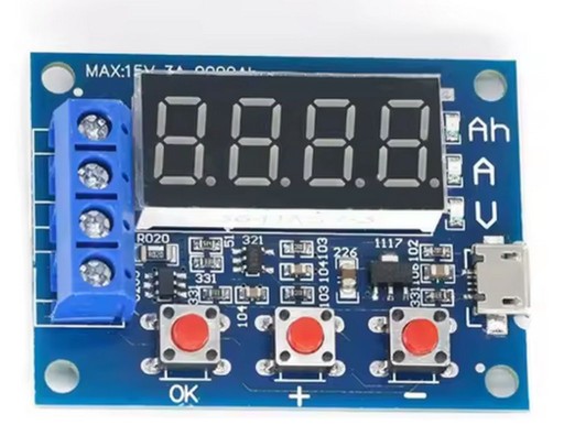 METER KAPACITY Článku TESTER BATÉRIE 0-15V HW-586