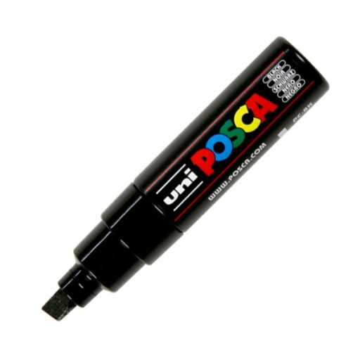 Popisovač UNI POSCA PC-8K čierny (24)