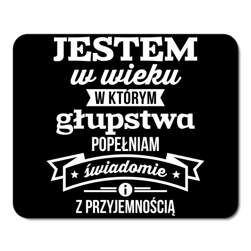 Vtipná podložka pod myš ZA DARČEK