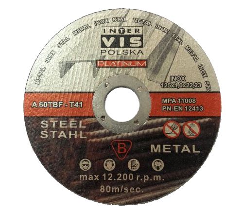 DISK 125X1mm NA REZANIE KOVU,OCELE,LIATINY